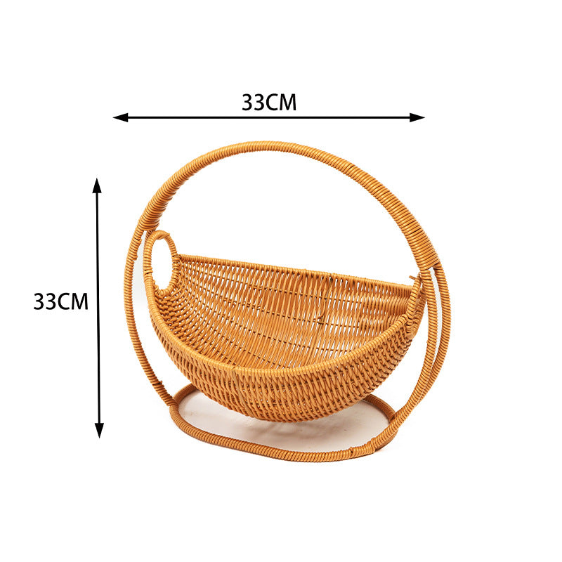 Rattan Cat Bed & House - Waterproof Wicker Cat Cave, Indoor Cat Hammock & Basket Set