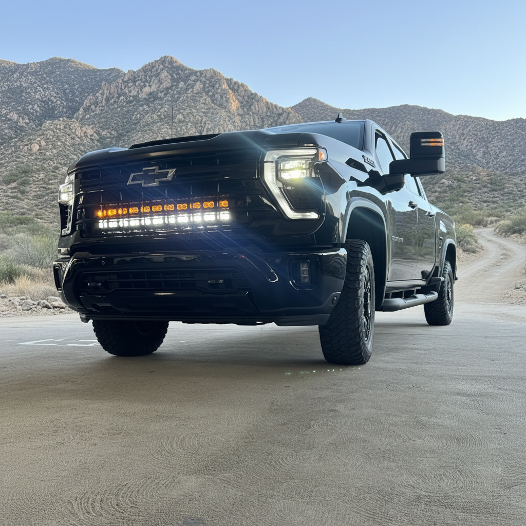 2020+ Chevrolet Silverado 2500/3500 Single 40in Light Bar - PRO