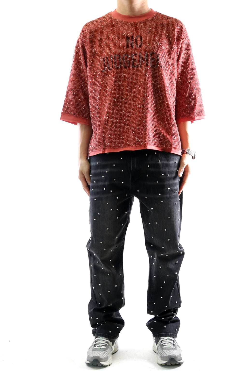 Celestial S/N Jersey 3/4 Sleeve Crop Top Tee