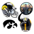 Iowa Hawkeyes College Football Collectible Mini Helmet - Picture Inside - FANZ Collectibles
