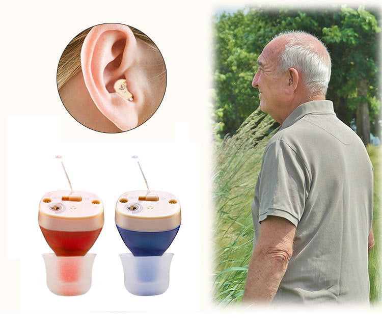 Mini Hearing Aids Elderly Hearing Aids In-Ear Sound Amplifier Hearing Aids Sound Collector