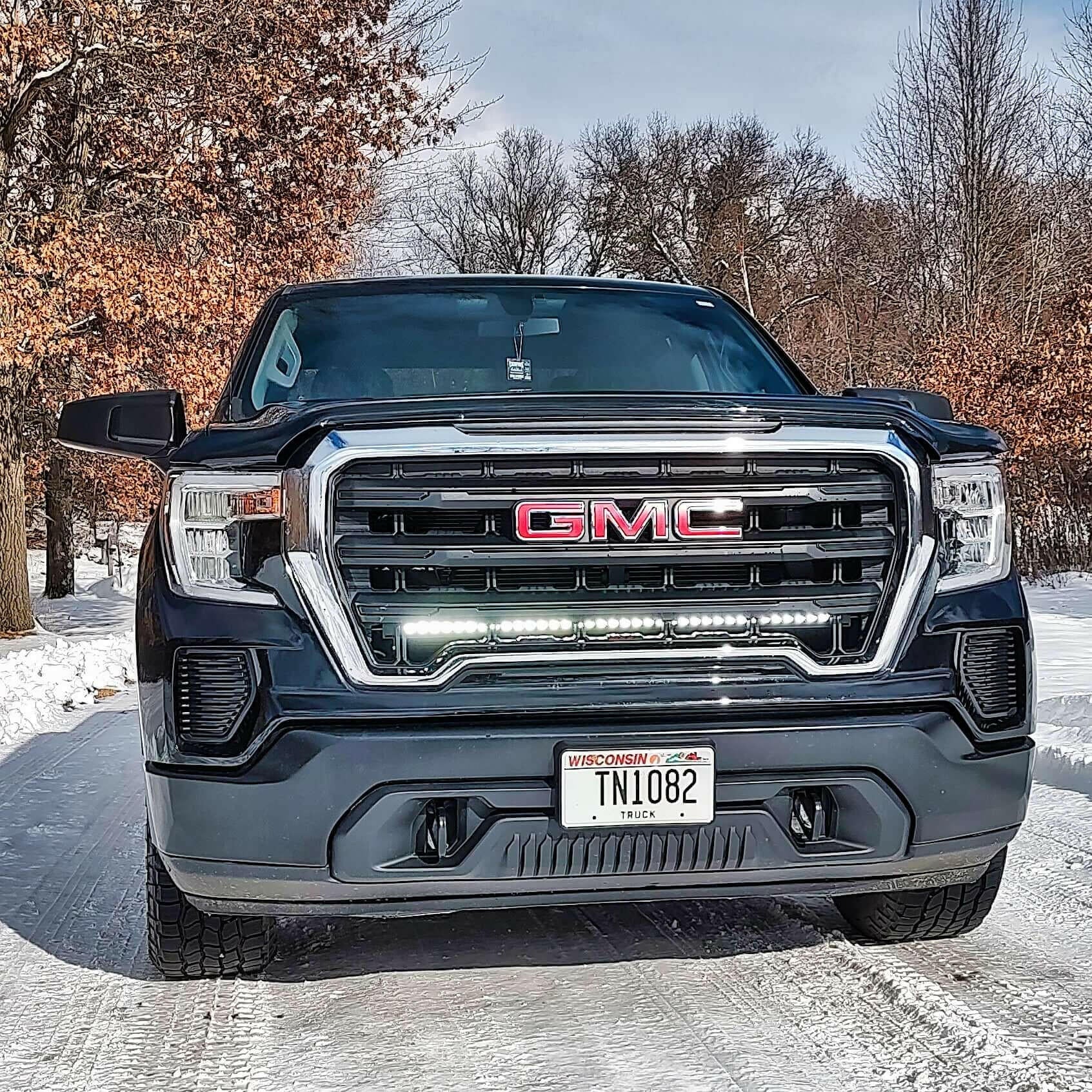 2019+ GMC Sierra 1500 Single 40in Light Bar SLIM