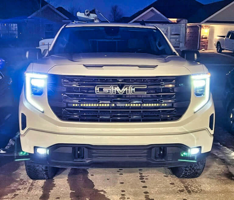 2019+ GMC Sierra 1500 Single 40in Light Bar SLIM