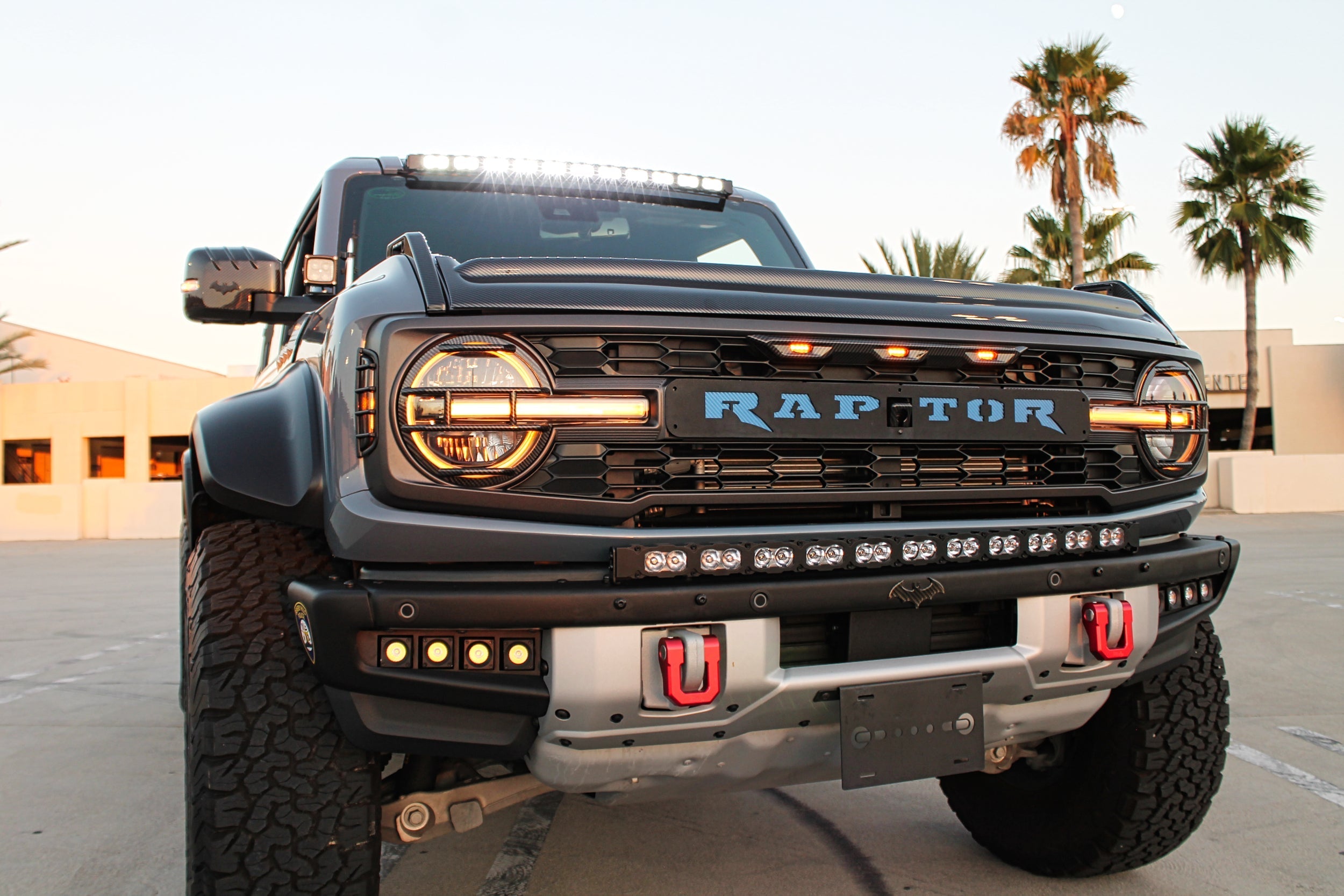 2021+ Ford Bronco Modular Bumper 40in Light Bar - PRO