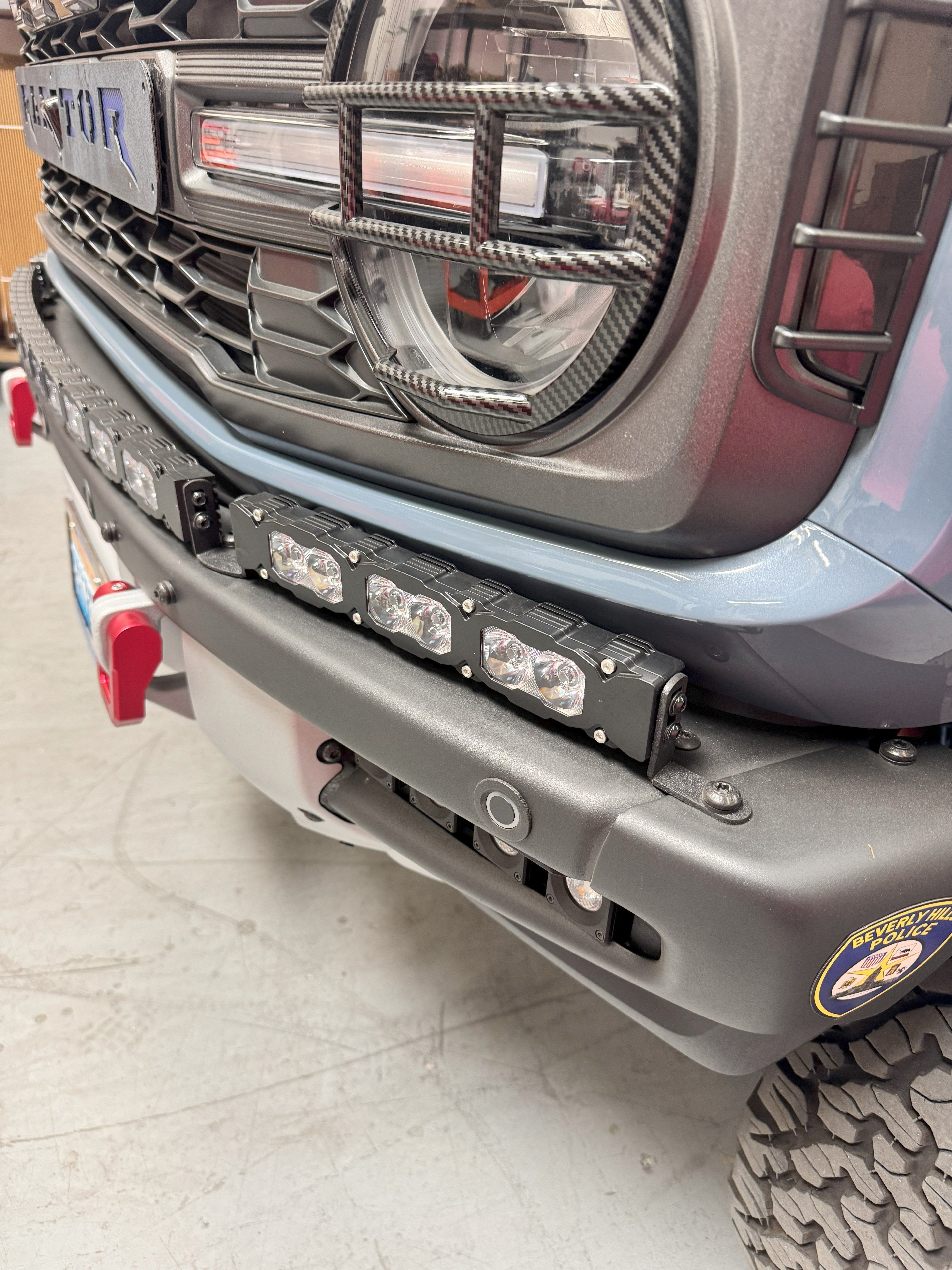 2022+ Ford Bronco Raptor Light Bar Extensions