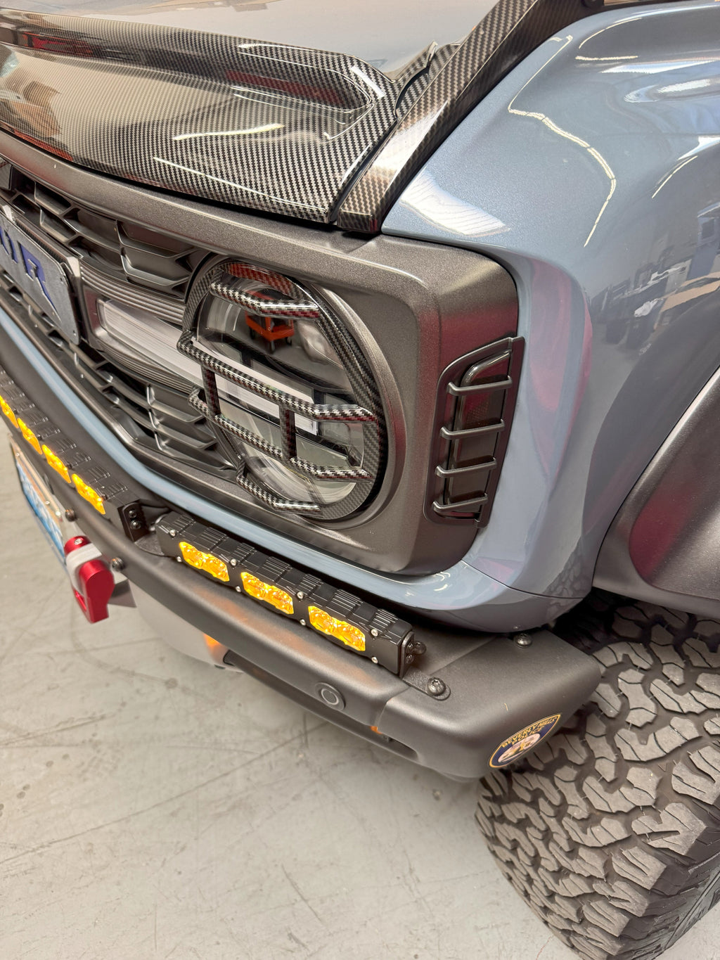 2022+ Ford Bronco Raptor Light Bar Extensions