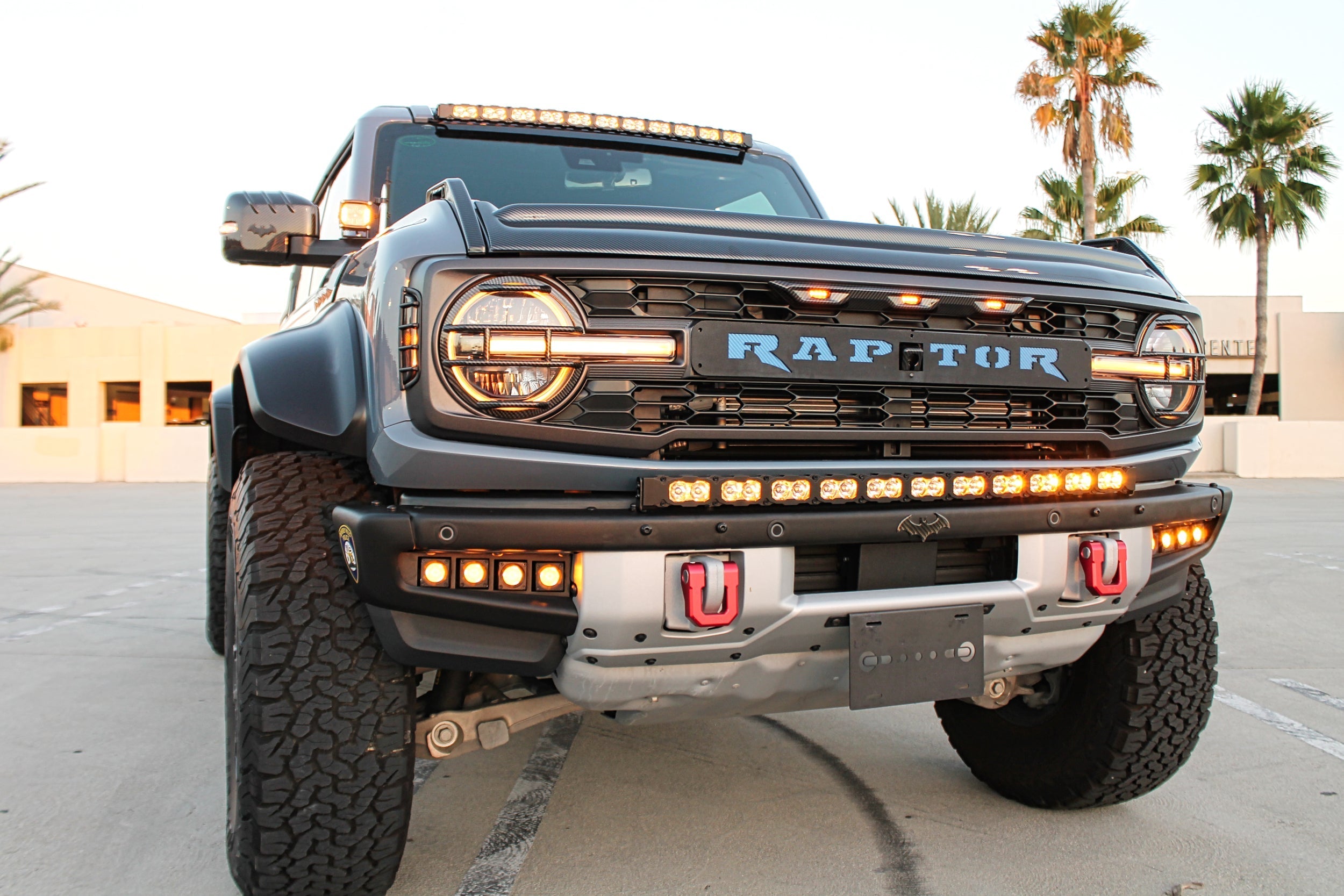 2021+ Ford Bronco Modular Bumper 40in Light Bar - PRO