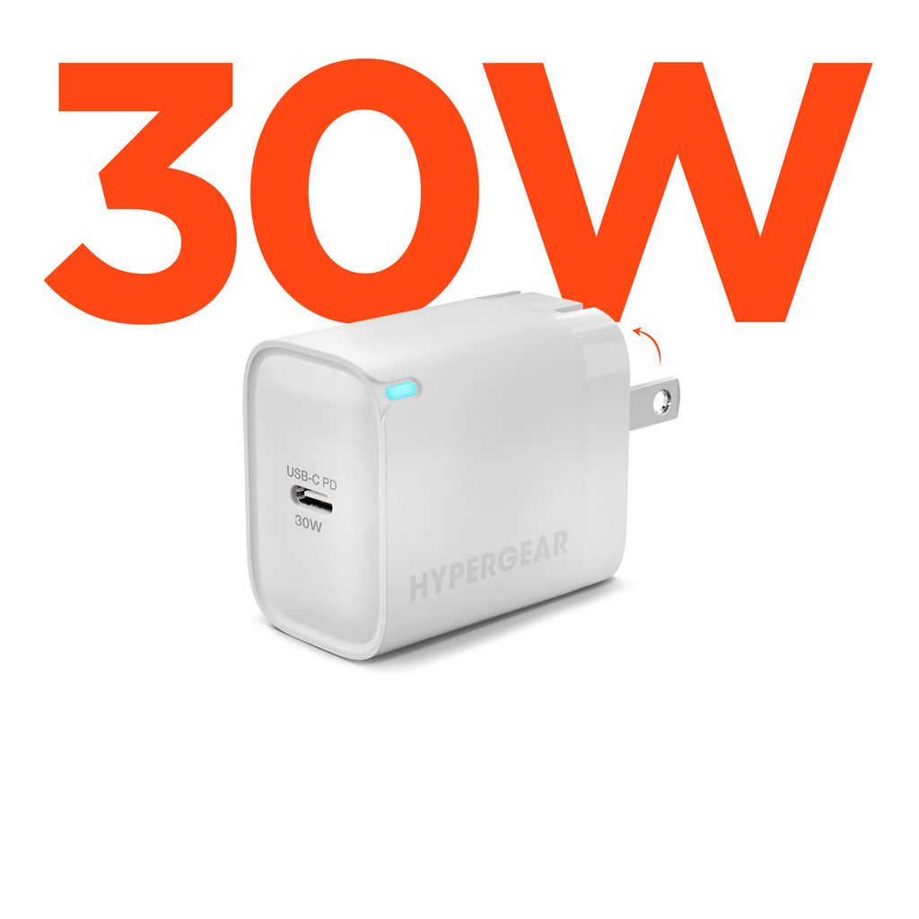HyperGear 30W USB-C PD Fast Wall Charger with PPS