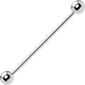 14G 1 1/4 316L Stainless Steel Straight Industrial Barbell