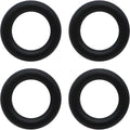 2G Black Rubber O-Ring 4-Pack
