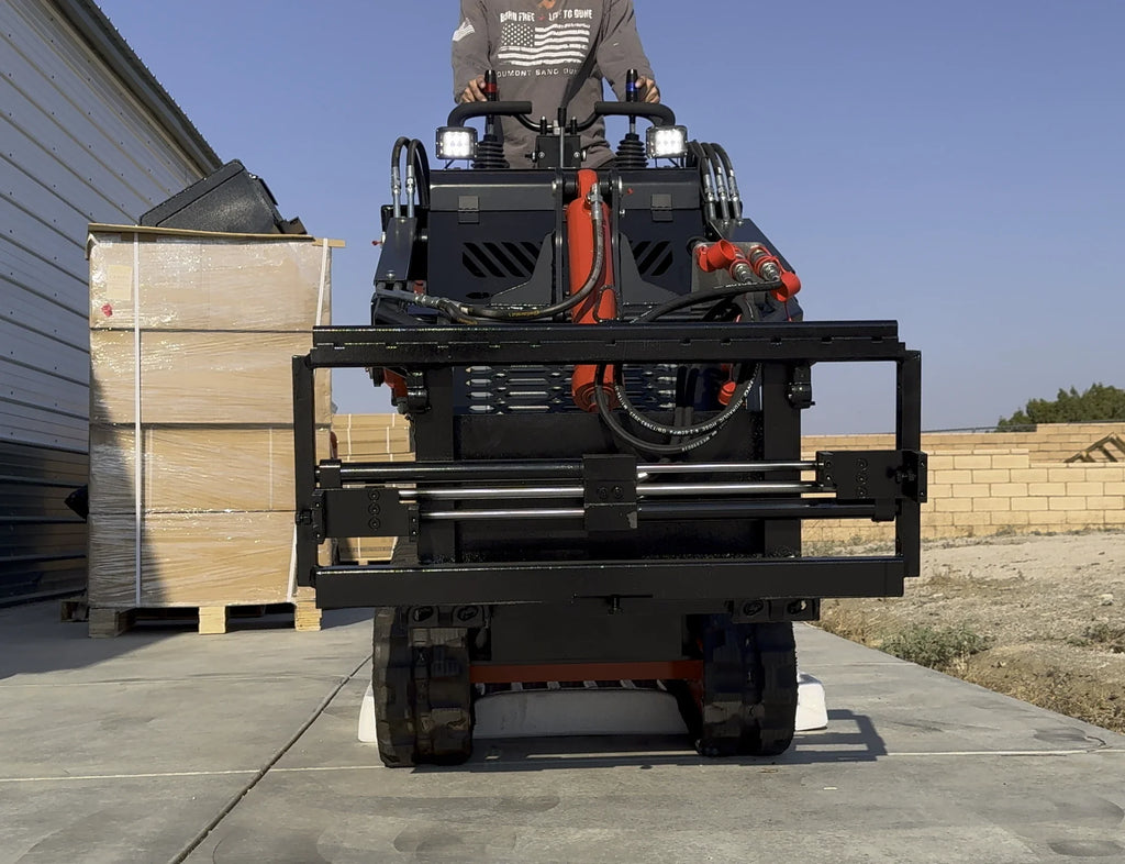 72V 16.4kWh Lithium Electric Mini Track Loader Skid Steer