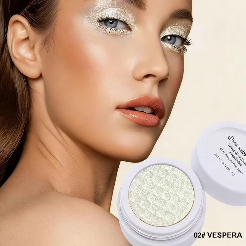 Gluten-Free Eyeshadow – Nut-Free, Vegan & Egg-Free Creamy Radiance in 20 Shades