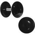 Black Acrylic Dome Cheater Plug Set