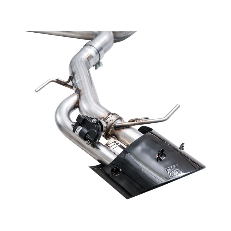 AWE Tuning 2021-2025 Audi C8 RS6/RS7 SwitchPath Cat-back Exhaust - Diamond Black Tips