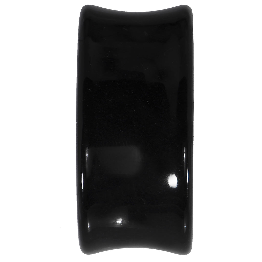 20mm Black Acrylic Hollow Star Saddle Plug