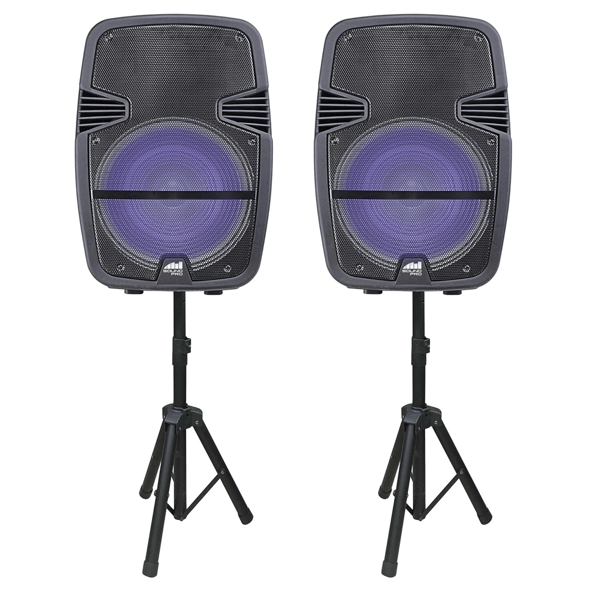 Naxa Dual 15" Bluetooth TWS Party Speakers - Refurbished