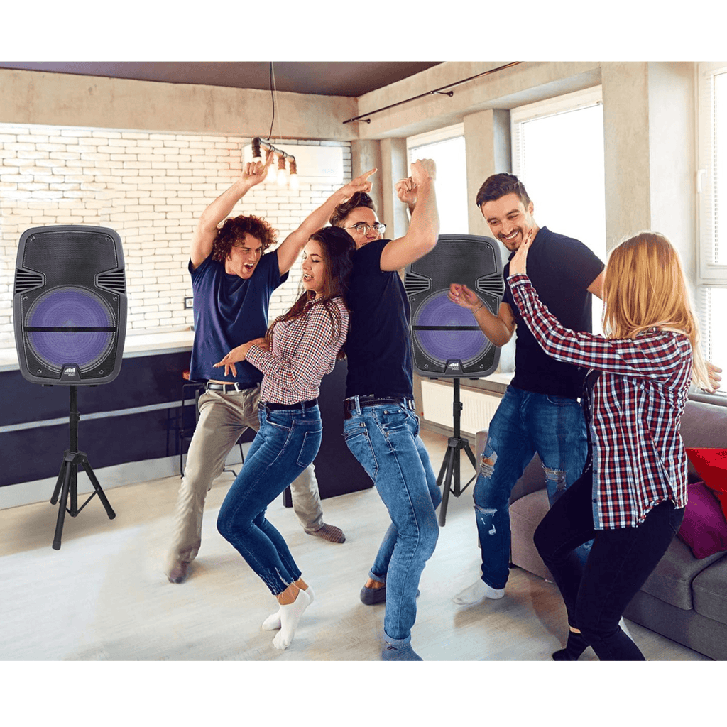 Naxa Dual 15" Bluetooth TWS Party Speakers - Refurbished