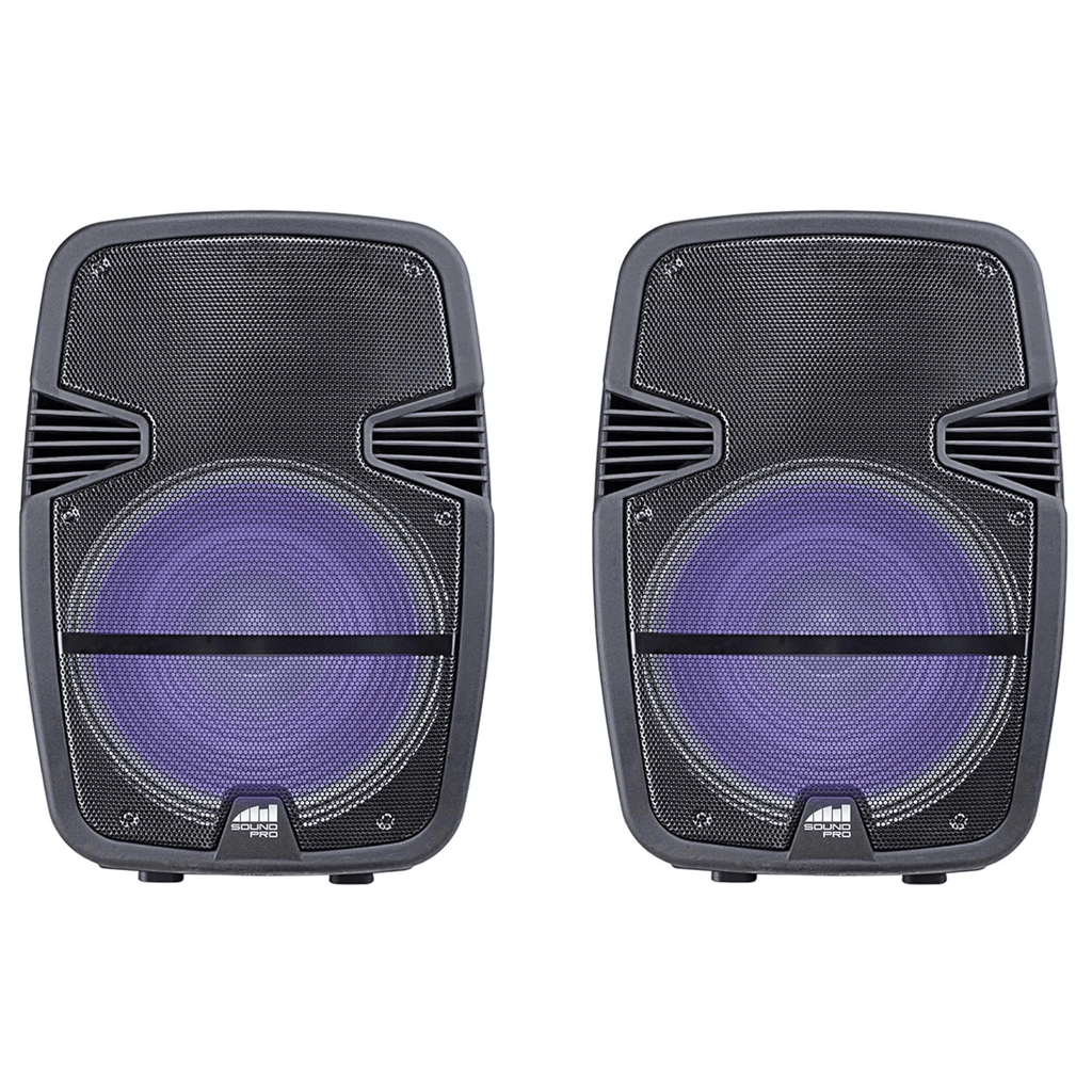 Naxa Dual 15" Bluetooth TWS Party Speakers - Refurbished