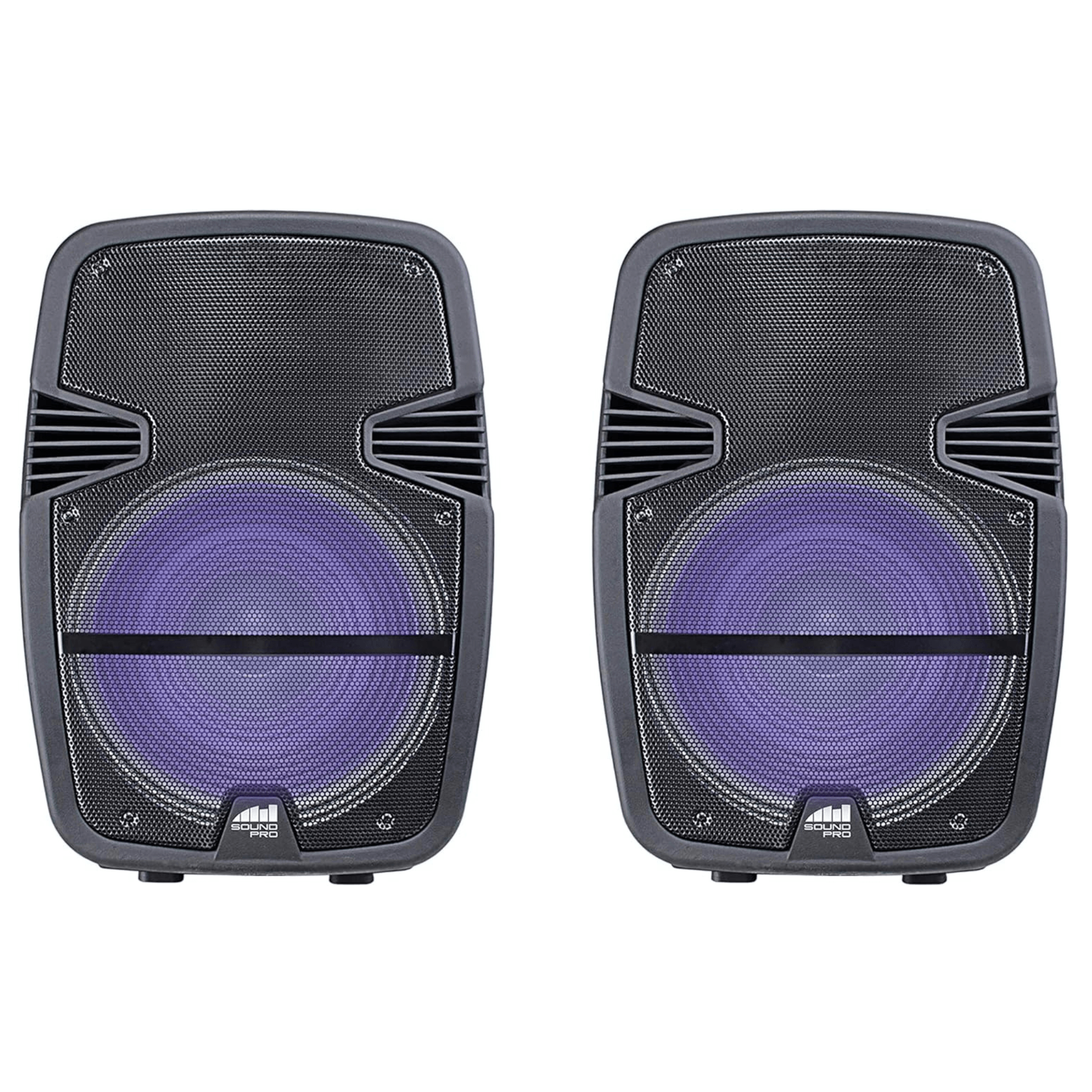Naxa Dual 15" Bluetooth TWS Party Speakers - Refurbished