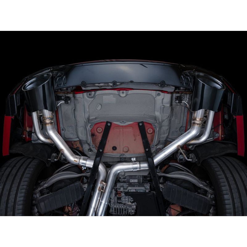 AWE Tuning 2021-2025 Audi C8 RS6/RS7 SwitchPath Cat-back Exhaust - Diamond Black Tips