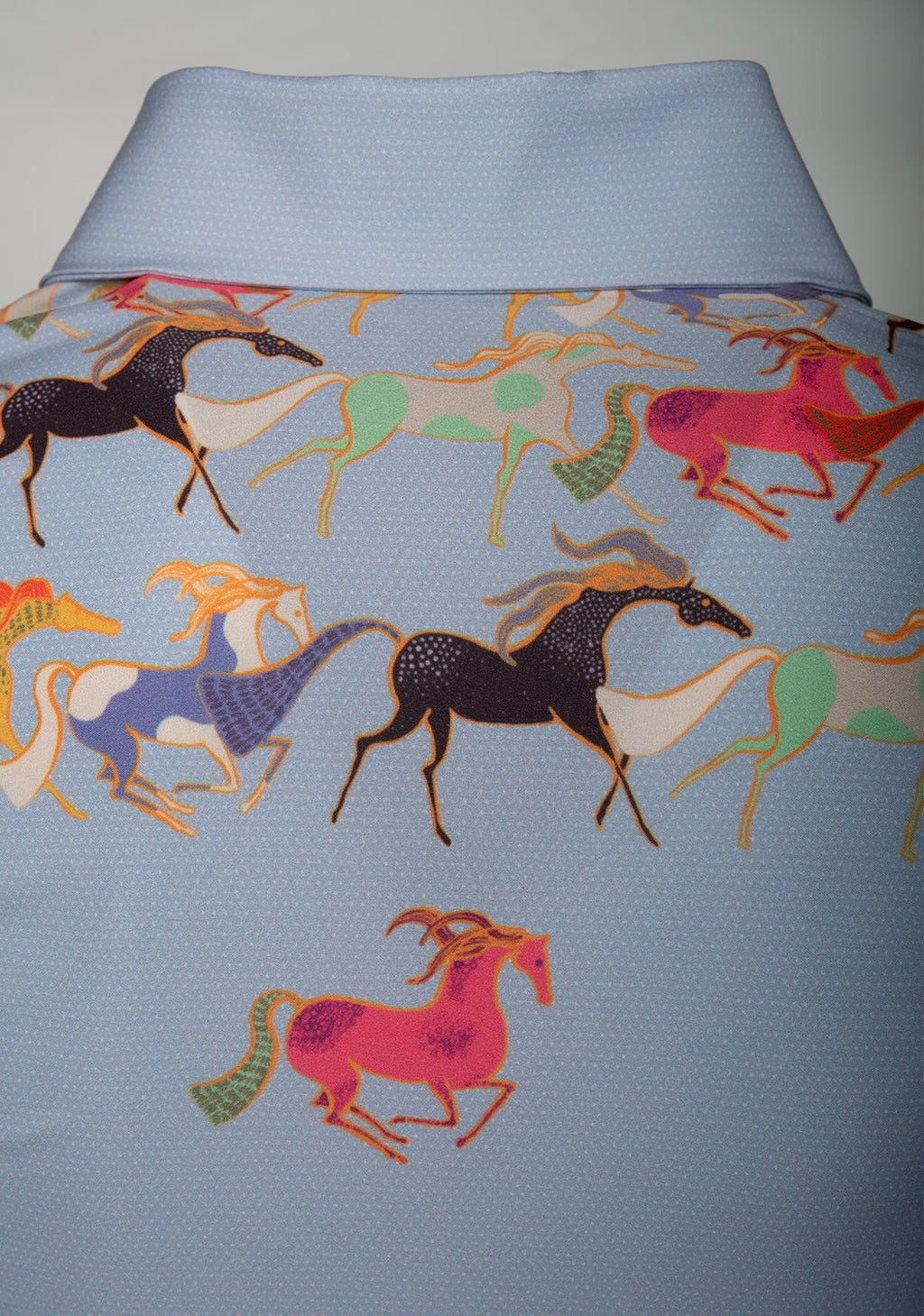 Espoir Colorful Running Horses Ladies’ Shirt