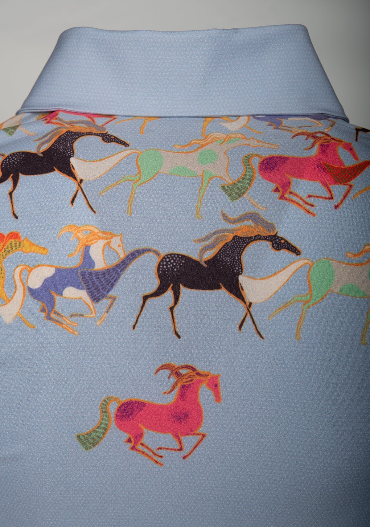 Espoir Colorful Running Horses Ladies’ Shirt