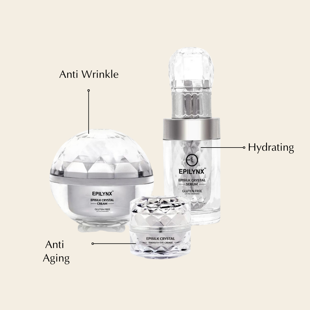 Gluten-Free 3-Piece Firming Skincare Set – Nut-Free, Vegan Wrinkle Smoothing for Sensitive Skin