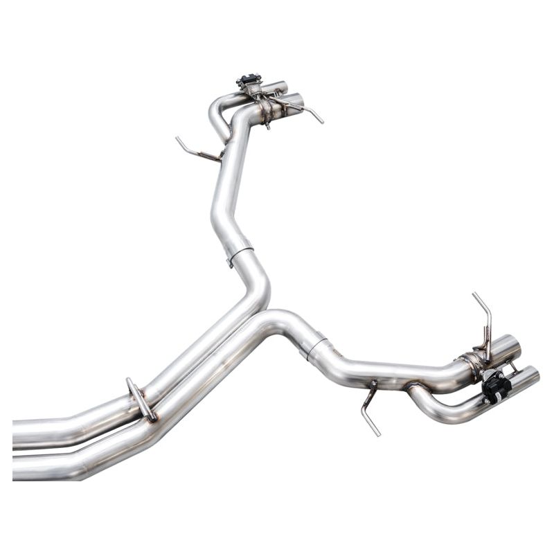 AWE Tuning 2021-2025 Audi C8 RS6/RS7 SwitchPath Cat-back Exhaust - Diamond Black Tips