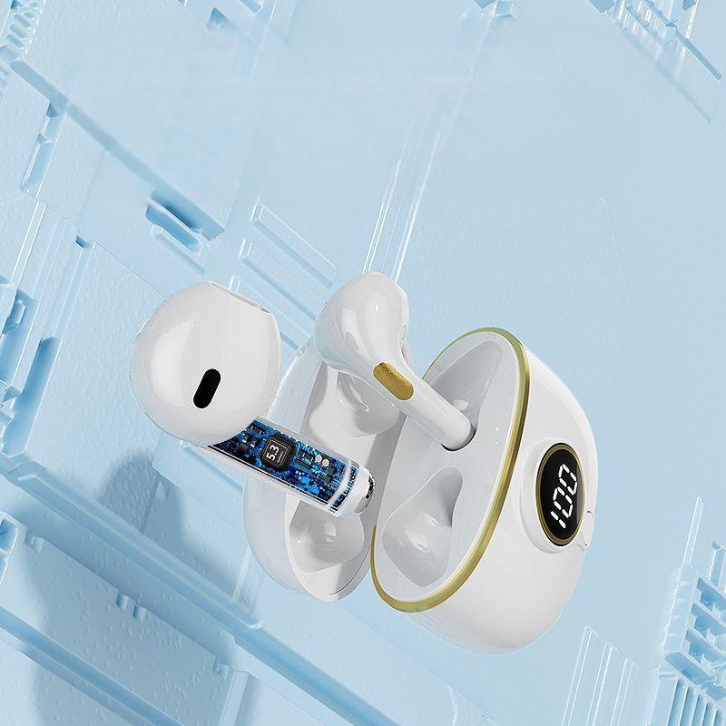 Sports Bluetooth earphones with semi in ear intelligent noise reduction and ultra long battery life, wireless Bluetooth earphone