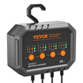 VEVOR Smart Battery Charger, 8-Amp, LiFePO4 Lead-Acid Car Battery