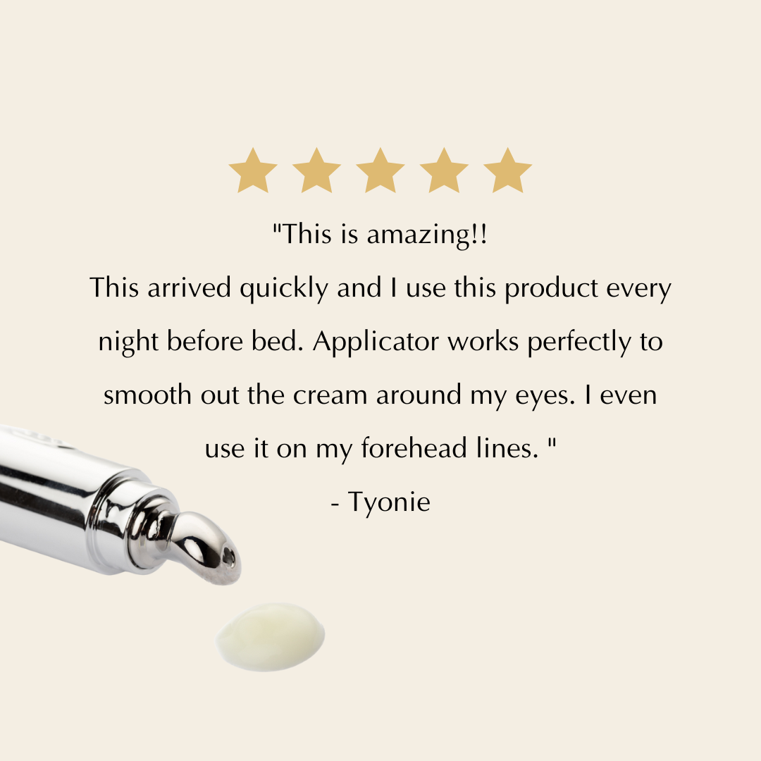 Gluten-Free Depuffing Eye Cream for Sensitive Skin – Nut-Free, Vegan & Brightening