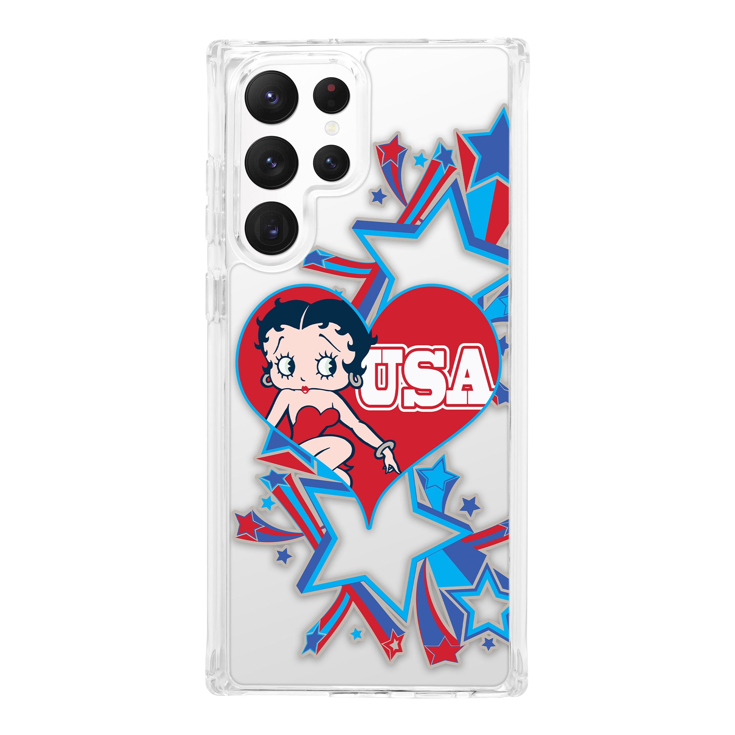 Betty Boop Red White & Boop HD Samsung Galaxy S21 Phone Case