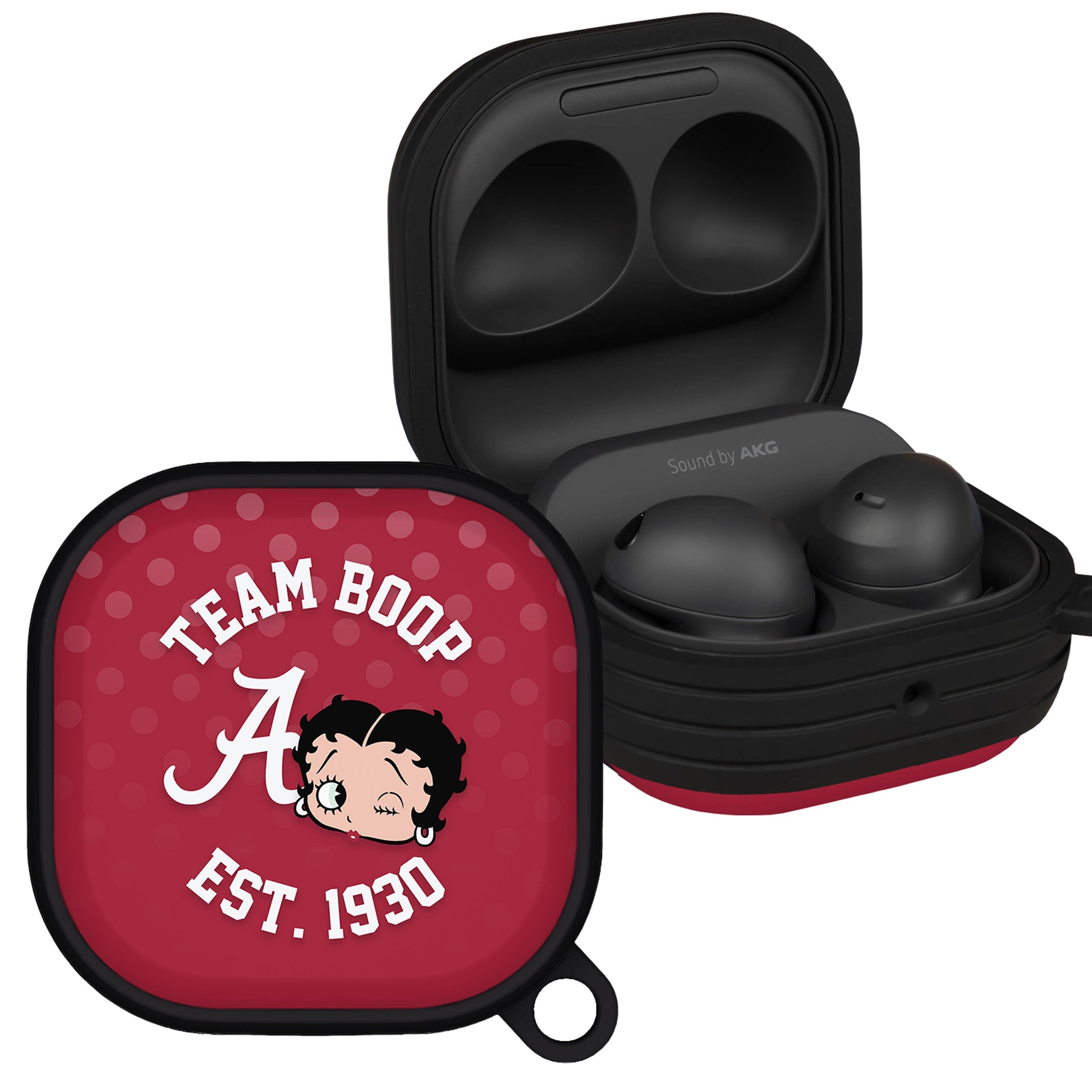 Alabama Crimson Tide X Betty Boop HDX Samsung Galaxy Buds Pro & Buds Live Case Cover