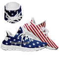 Personalized Sneaker Cheerleading shoes, Casual shoes for Independence Day July 4th, TWX05-C0602