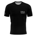Personalized Men's Flag, Men's Black T-shirt, YW064-23020001