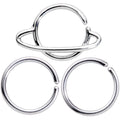 16G 3/8 Saturn and Friends Seamless Circular Ring Set of 3