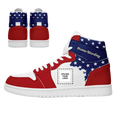 Personalized High Top Sneakers, Custom Flag Design Shoes, Patriotic Shoes,AJ1H-24020038