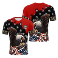 Personalized Breathable Shirt, Custom 4th of July, Independence Gift for Husband, Son