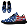 Personalized Independence Day Sneakers, Custom Patriotic Shoes, Unique Gift