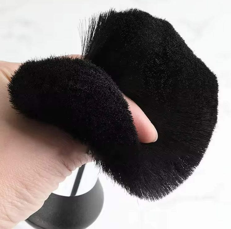 Hairdressing Brush Soft Bristle Hair Brush for Cutting, Ideal for Home and Barbershop Use