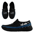 Personalized  America Flag Sneakers, Custom Patriotic Loafer Shoes,  Canvas Slip On Shoes,FN018-24020303-2b