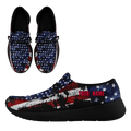 Personalized  America Flag Sneakers, Custom Patriotic Loafer Shoes,  Canvas Slip On Shoes,
FN018-24020303-7b
