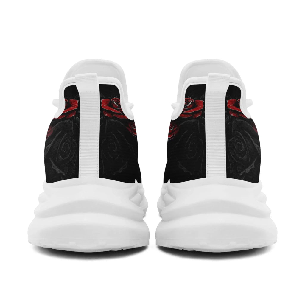 Personalized Skull Fashion Sneakers, Dark Soul Walking Shoes,Comfortable Gothic Street Style