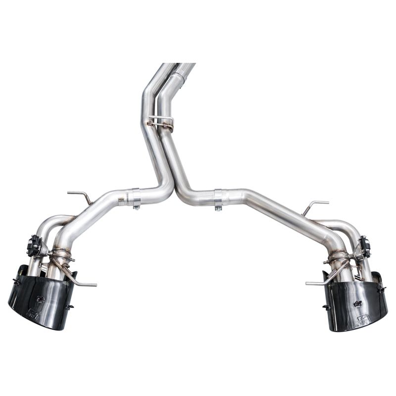 AWE Tuning 2021-2025 Audi C8 RS6/RS7 SwitchPath Cat-back Exhaust - Diamond Black Tips