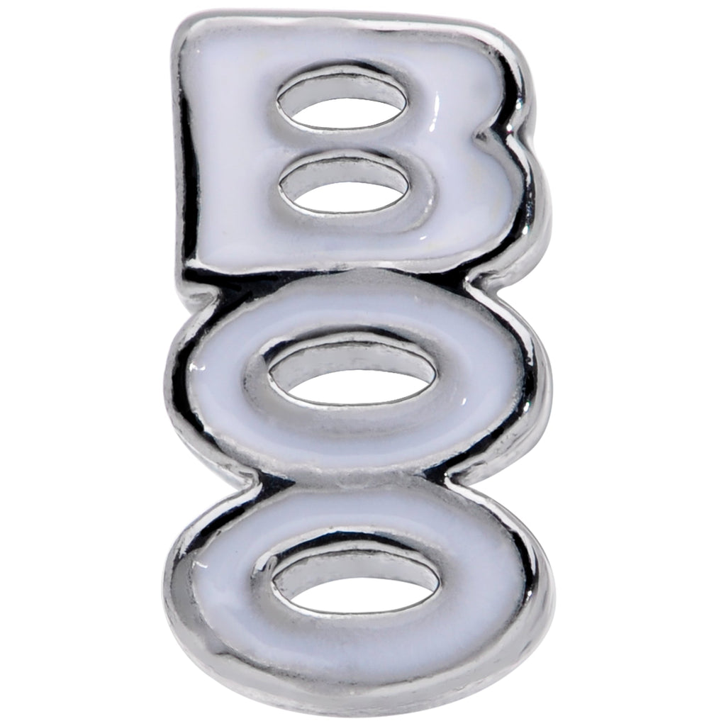 16G 5/16 White Boo Halloween Labret Monroe Tragus