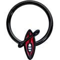 16G 3/8 Black Red Summer Kayak Boat Hinged Segment Ring