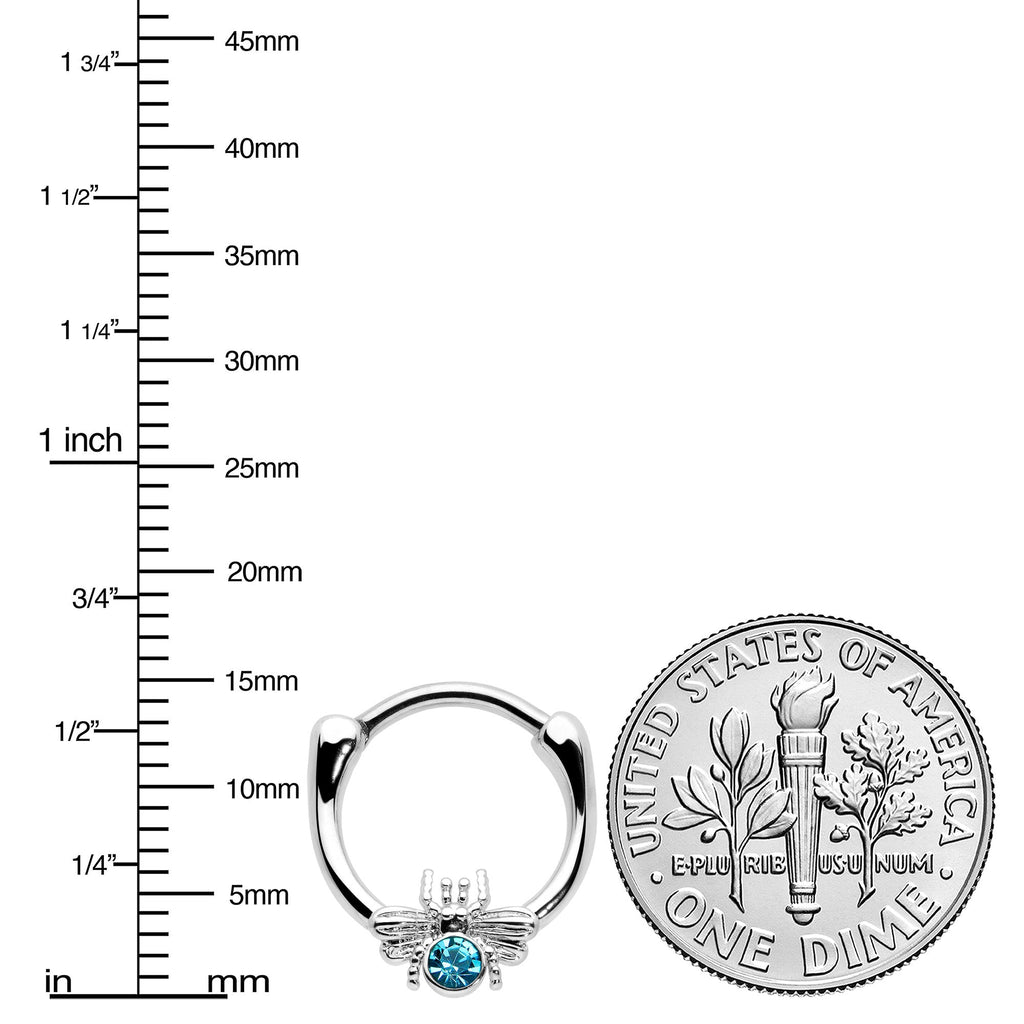 16G 5/16 Blue Gem Ultra Fly Cartilage Clicker