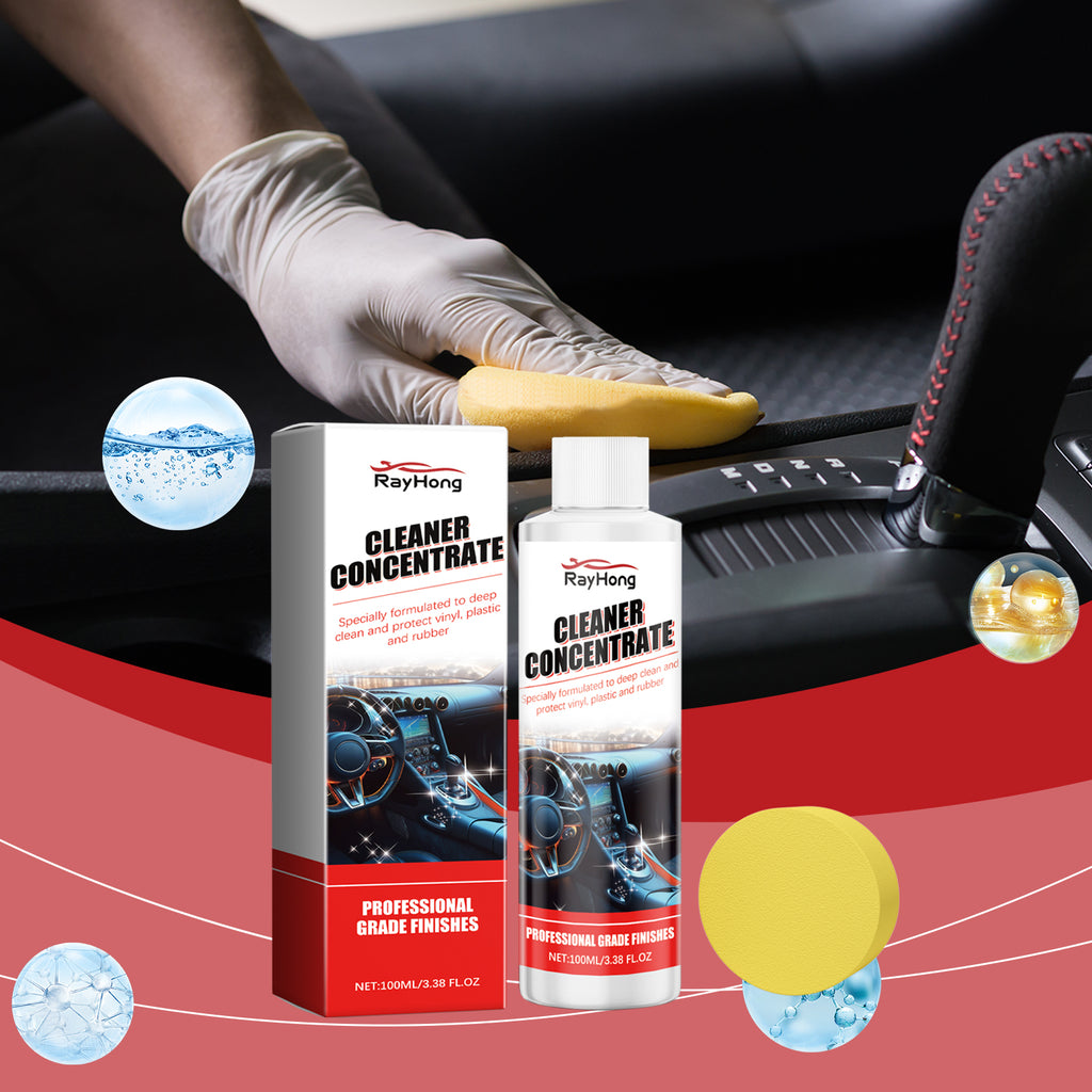 Rayhong Automotive Interior Plastic Retreader, Interior Cleaning Anti-Scratch Smooth As New Maintenance Agent