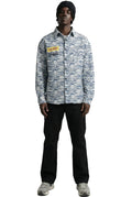 ROX Men's mixed jacquard texture shirt