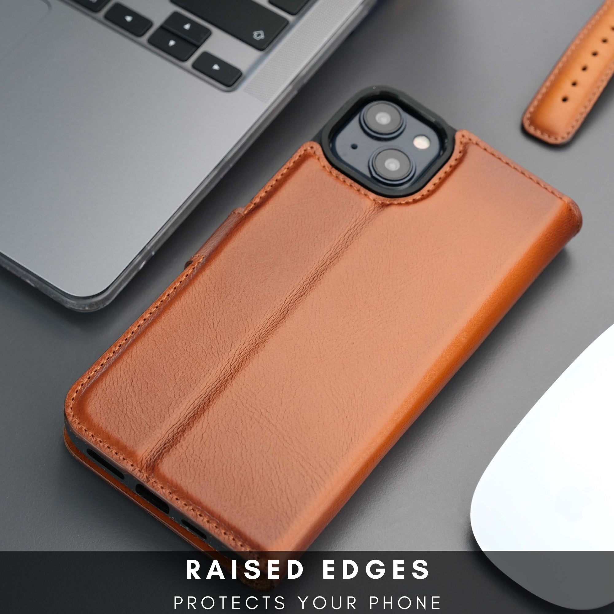 Casper iPhone 16 Wallet Case Leather MagSafe
